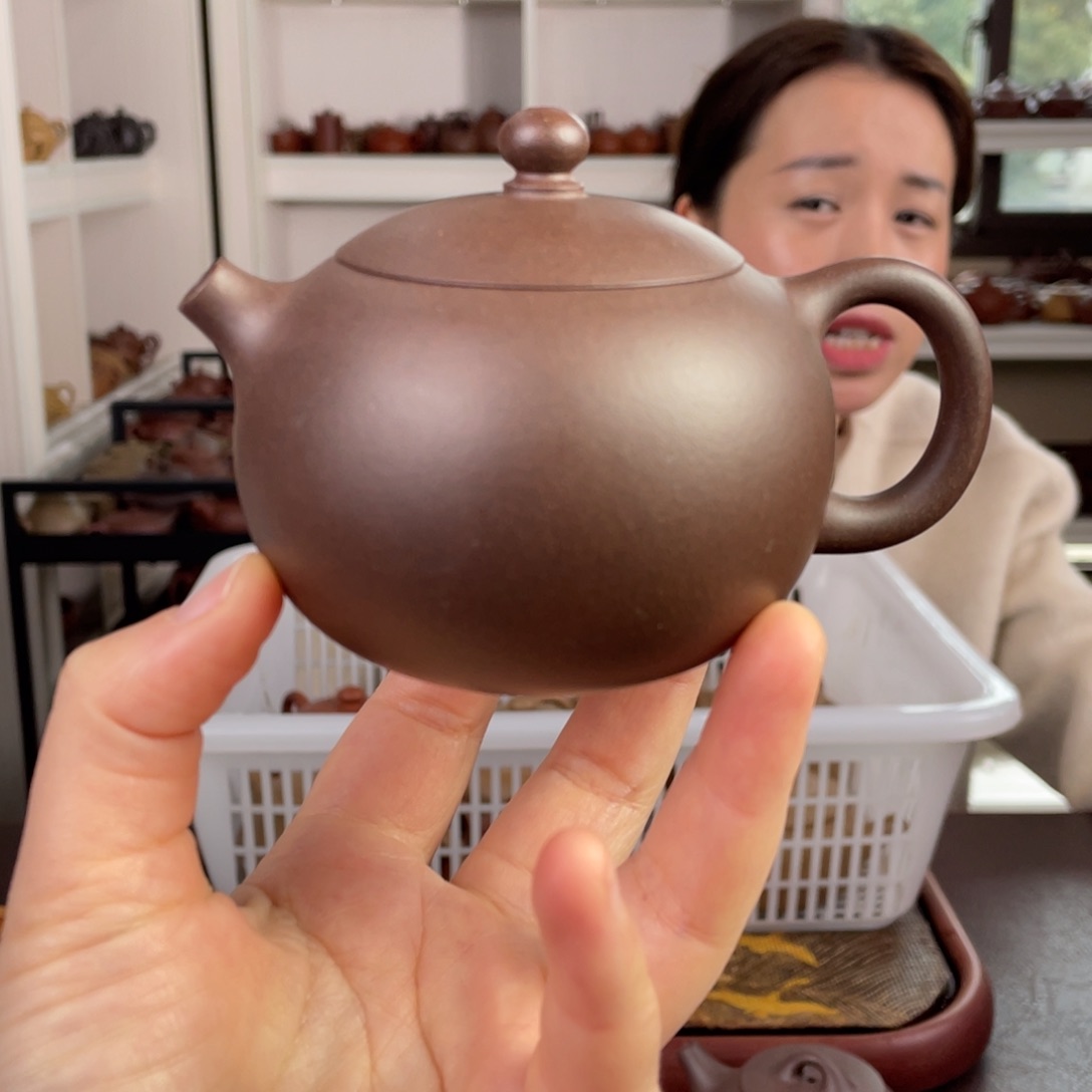 紫砂茶壶紫泥西施200cc