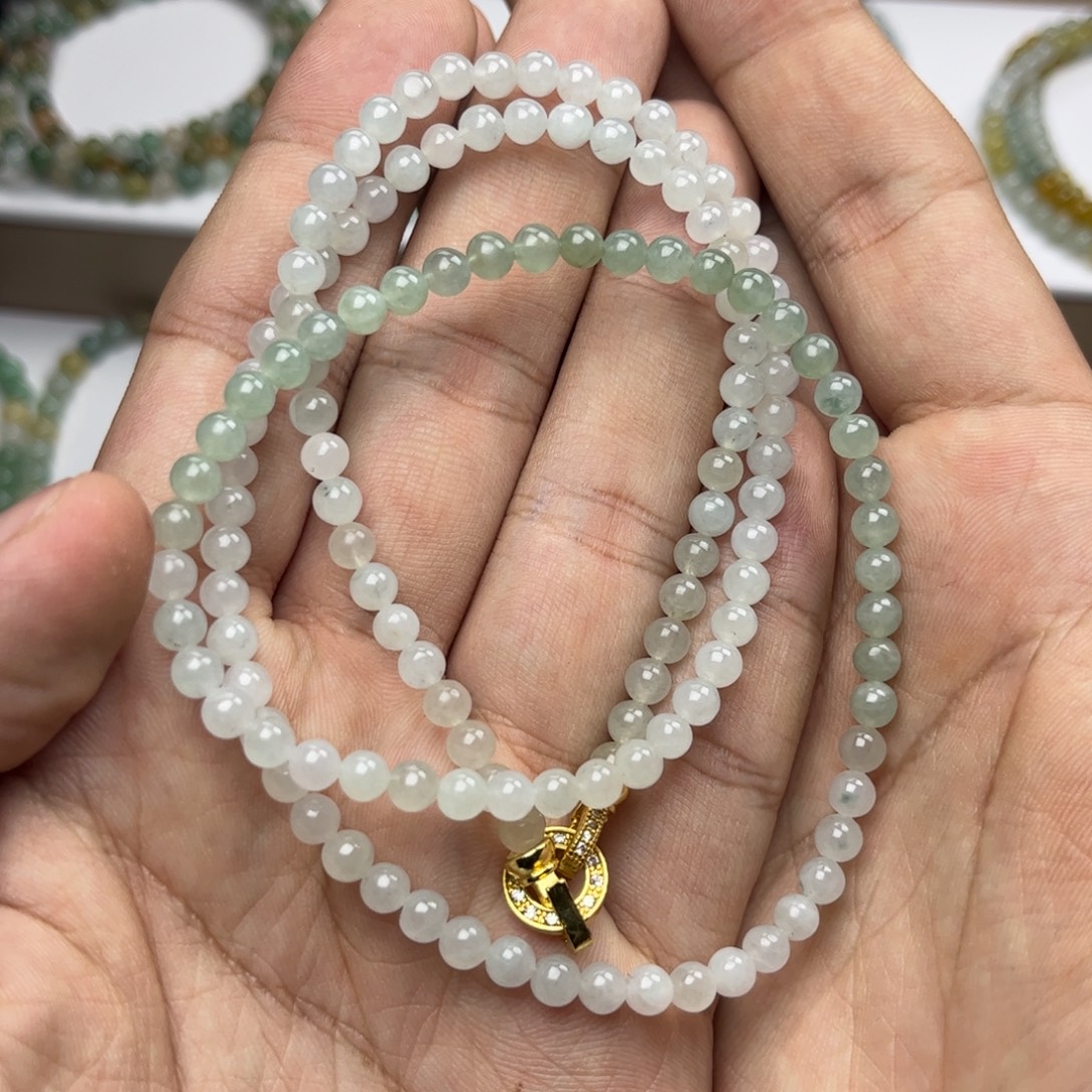 翡翠未镶嵌颈饰122