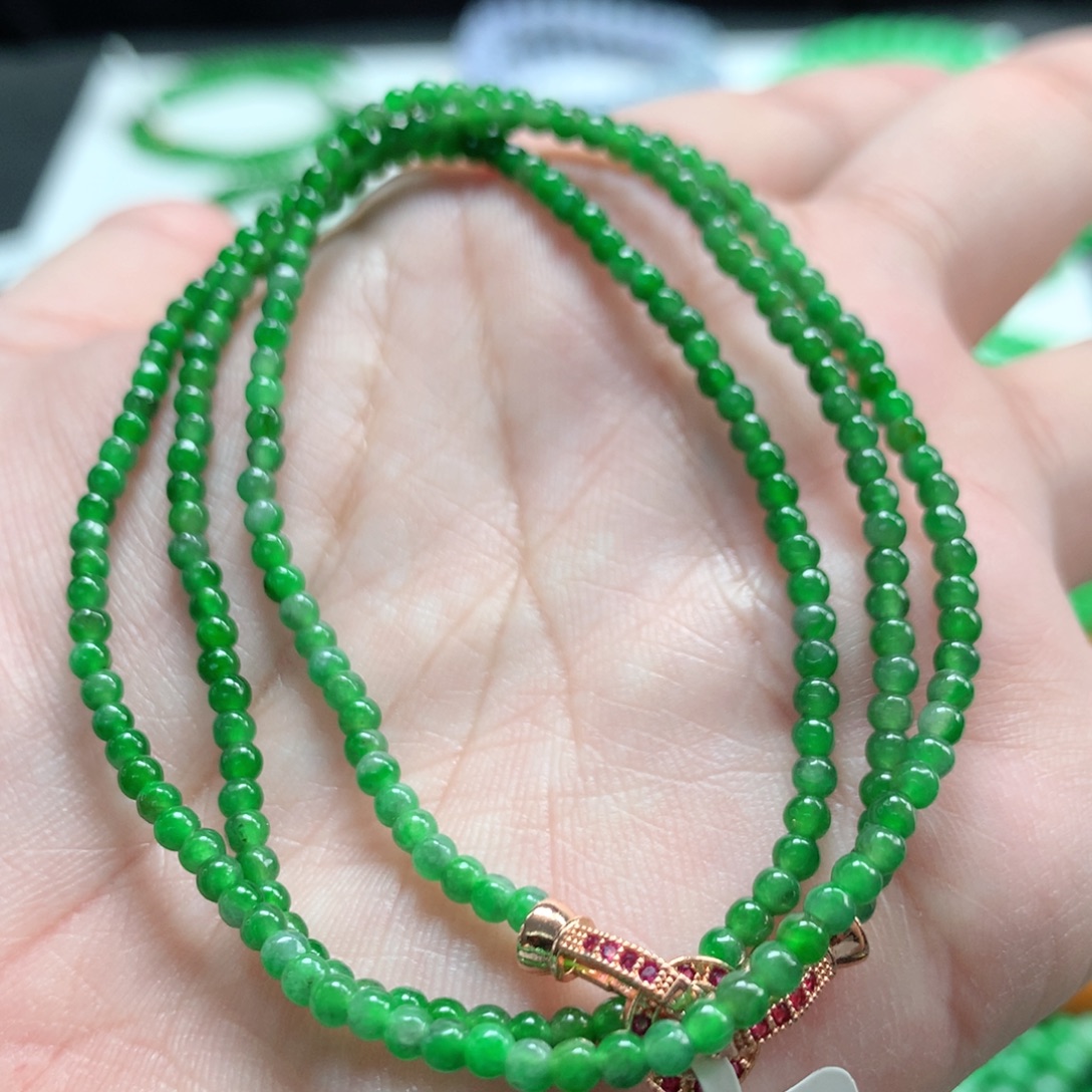 翡翠未镶嵌手链翡翠