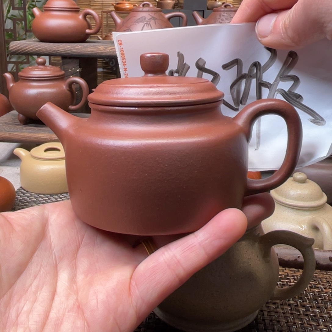 紫砂茶壶宜兴原矿紫砂手工制微瑕170