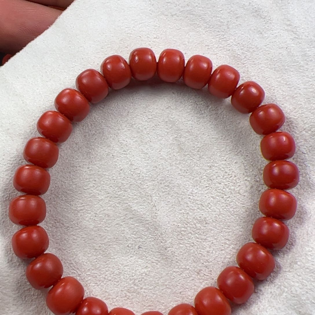 南红玛瑙手串未镶嵌