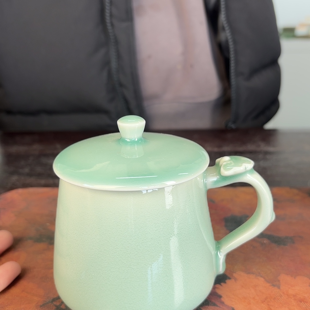 龙泉云间青瓷小米茶器