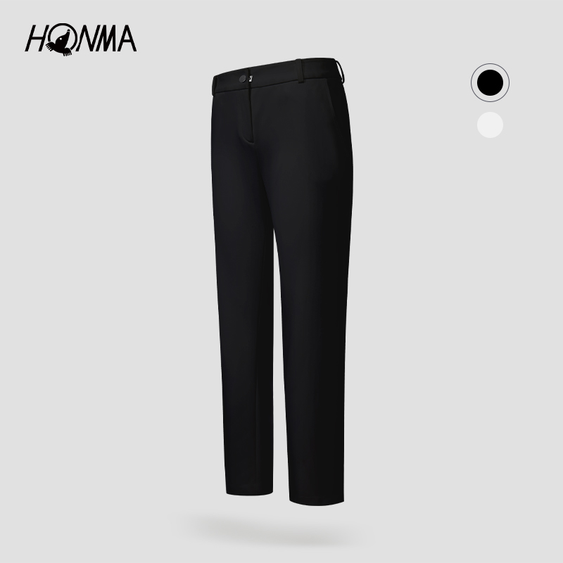 【专业高尔夫】HONMA女士长裤弹性修身保暖直筒防泼水HWKD800R638