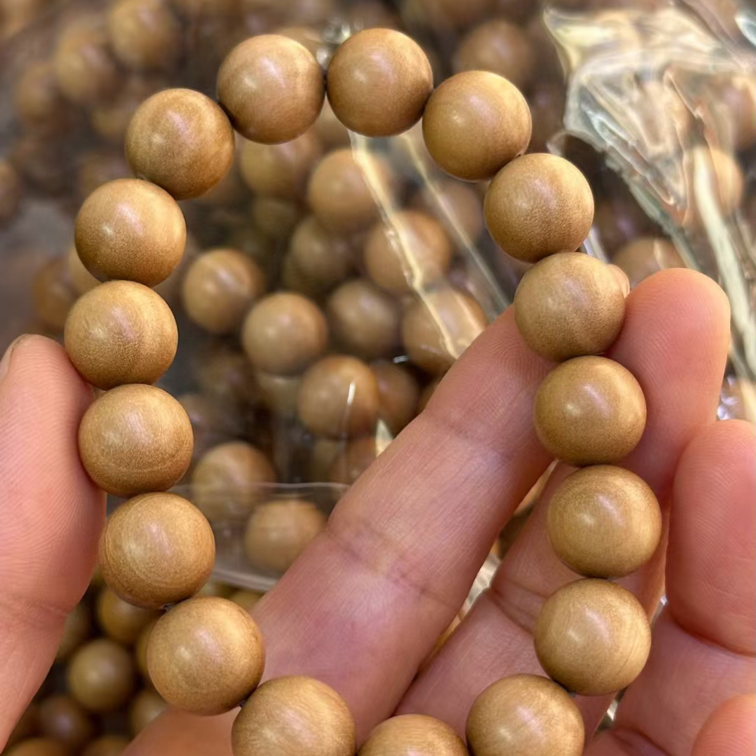 印度老山檀香单圈12mm手串顺纹老料【包邮】