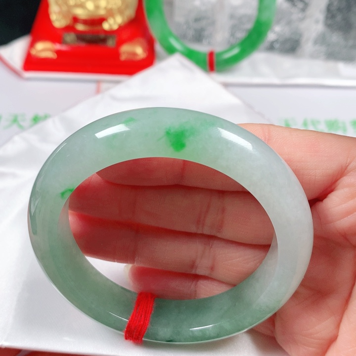 未镶嵌手镯翡翠  编号F1303 正圈54