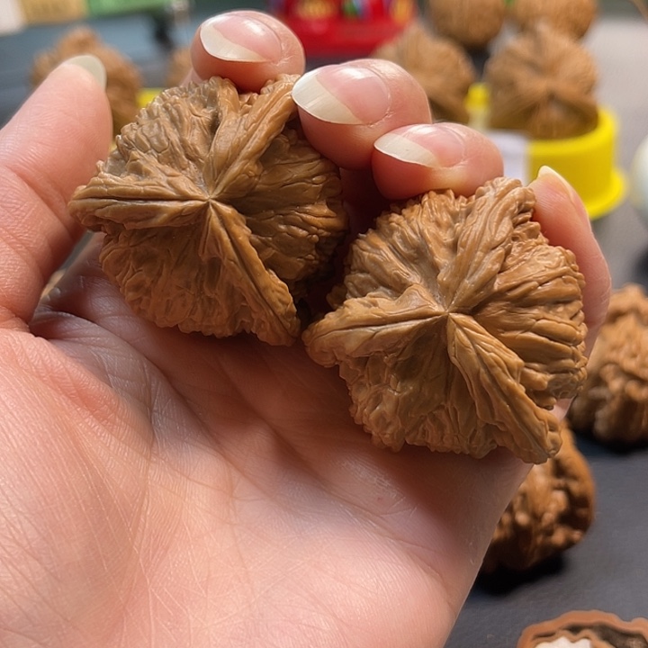 晨***缈文玩核桃吊坠拼接白奔