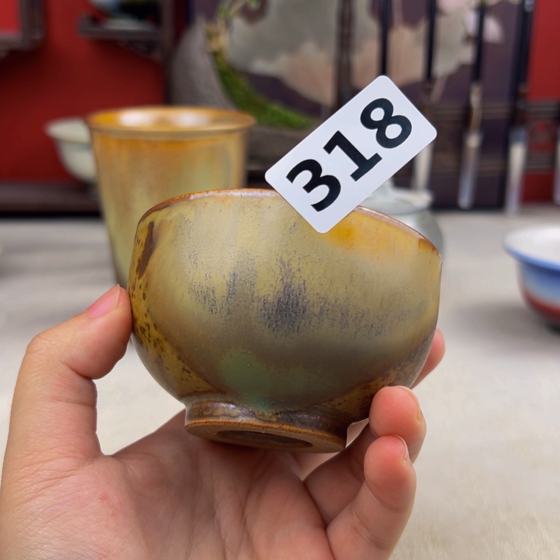 杯纯手工柴烧主人杯