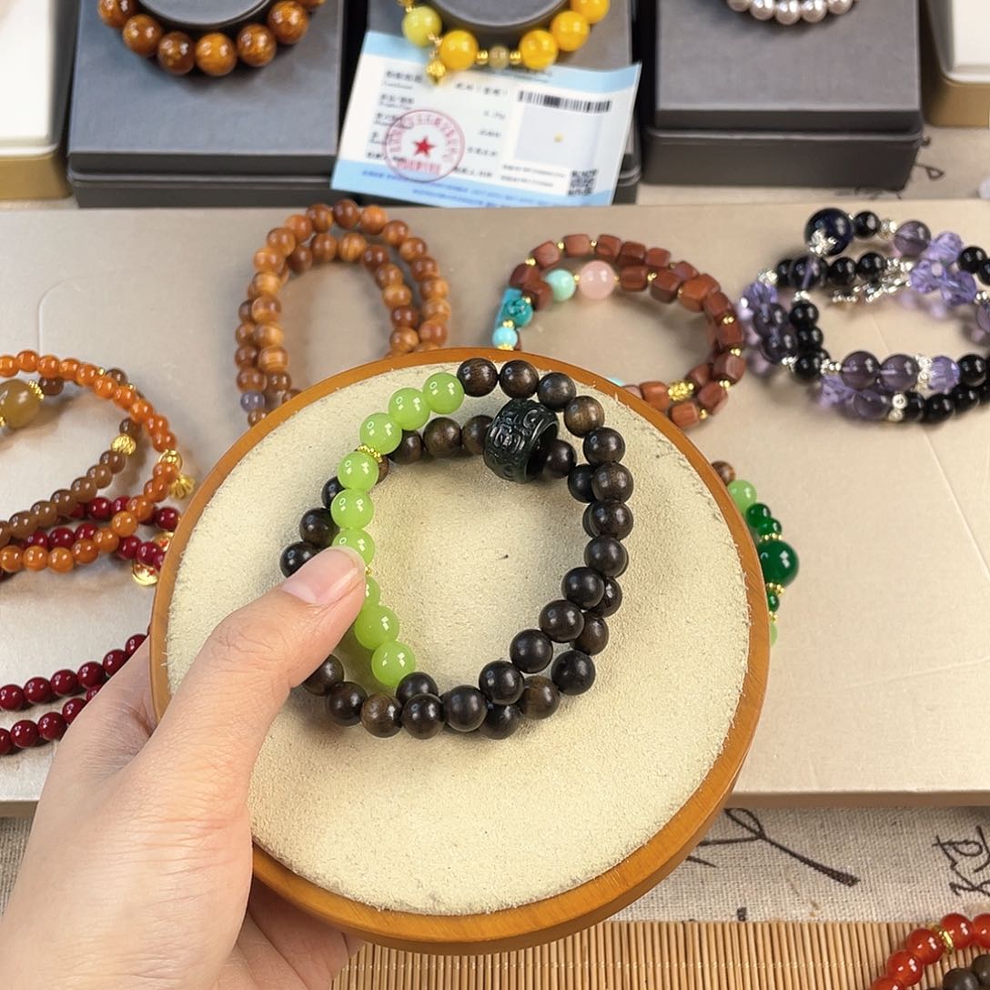 和田玉手饰银S925镀金镶嵌