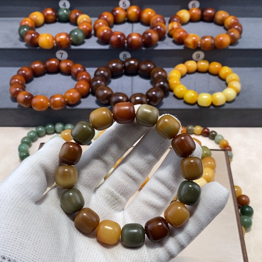 菩提根/象牙果手串全品无暇卡13小枣珠