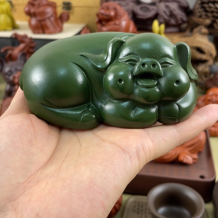 紫砂茶宠紫砂福猪