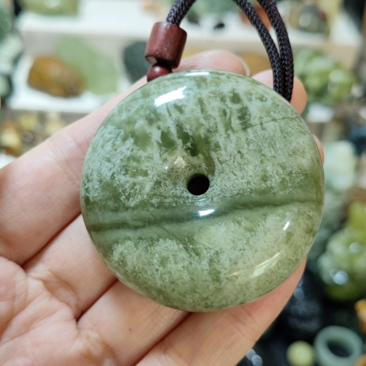 岫玉平安扣未镶嵌