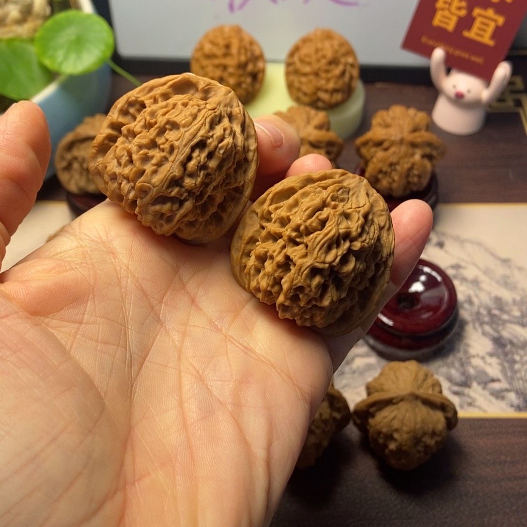 把件文玩核桃全品三角南疆40