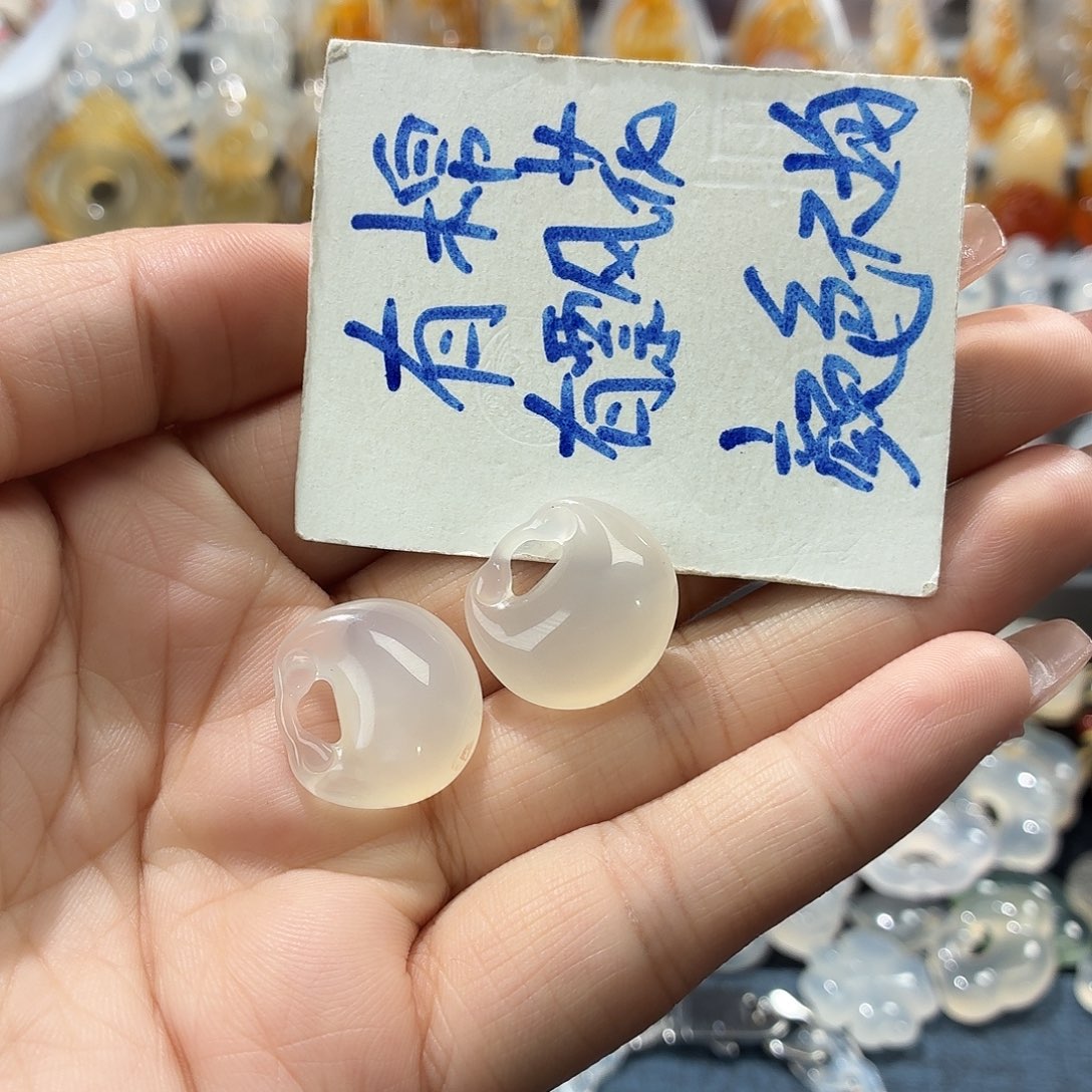 玛瑙/玉髓未镶嵌吊坠(不含链)