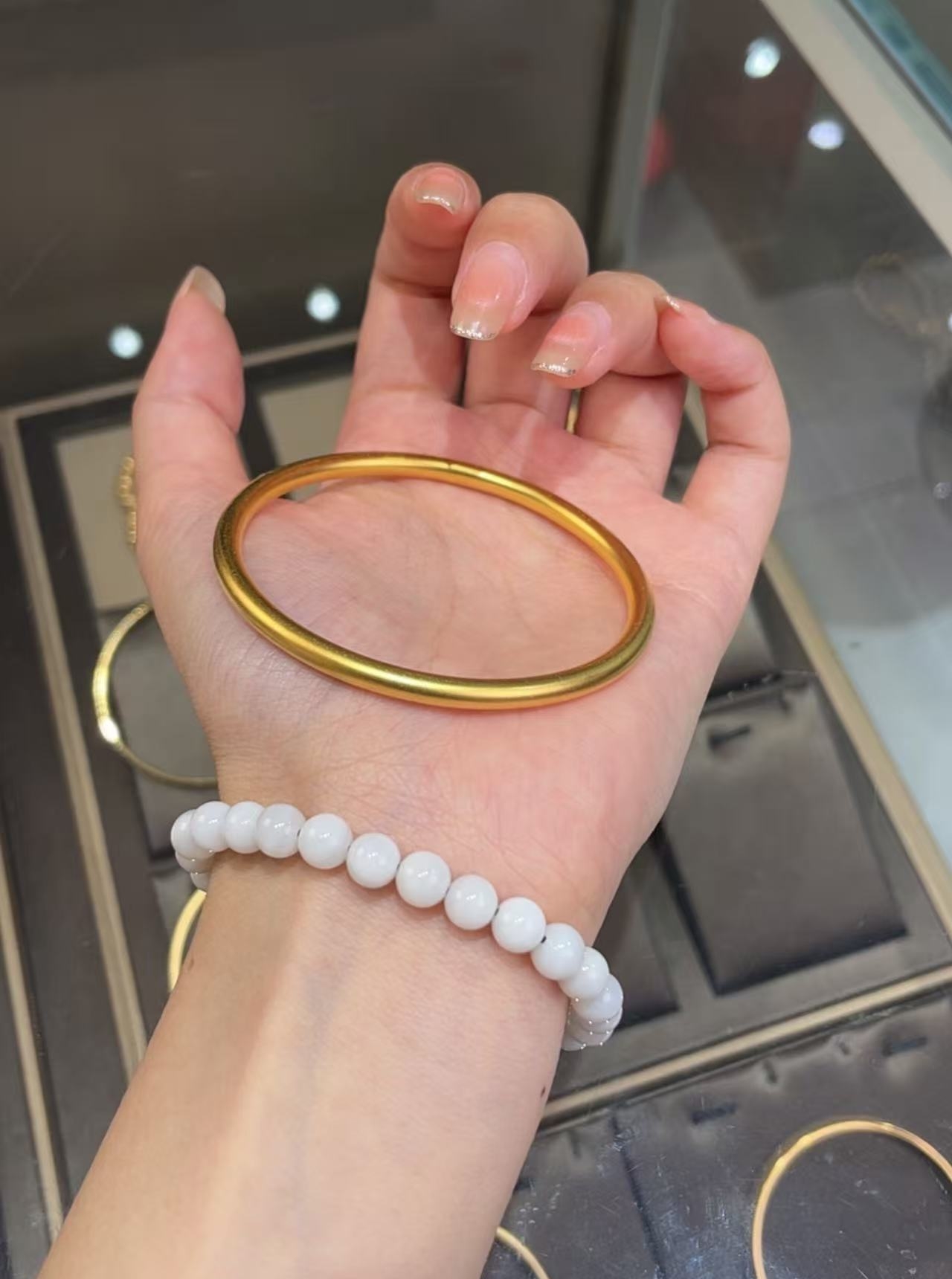 曼总专属-闭口素圈手镯