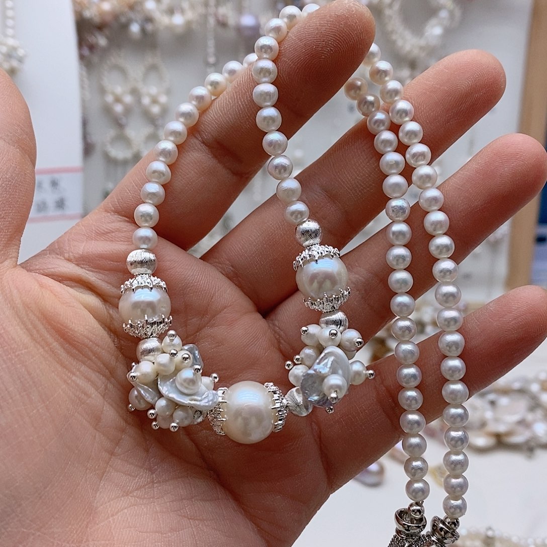 未镶嵌淡水珍珠耳饰