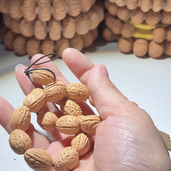 桃核吊坠桃核手串野生58