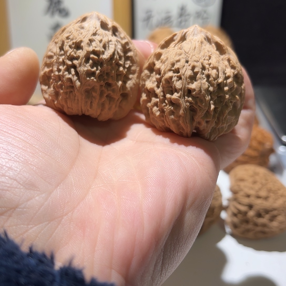 抖***态吊坠桃核涿鹿南将40凹底