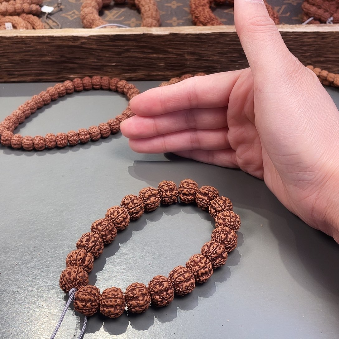 金刚菩提手串红方印14➕单圈