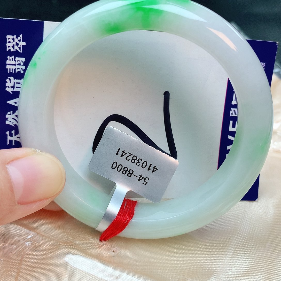 翡翠手镯未镶嵌缅甸天然A货翡翠