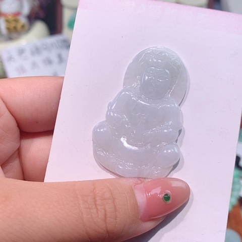 颈饰未镶嵌翡翠观音