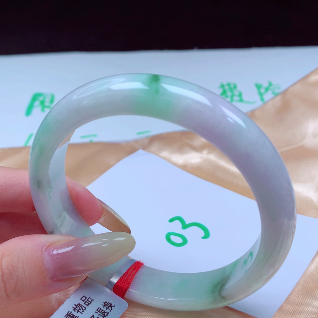 未镶嵌手镯翡翠天然缅甸翡翠A货手镯 03号
