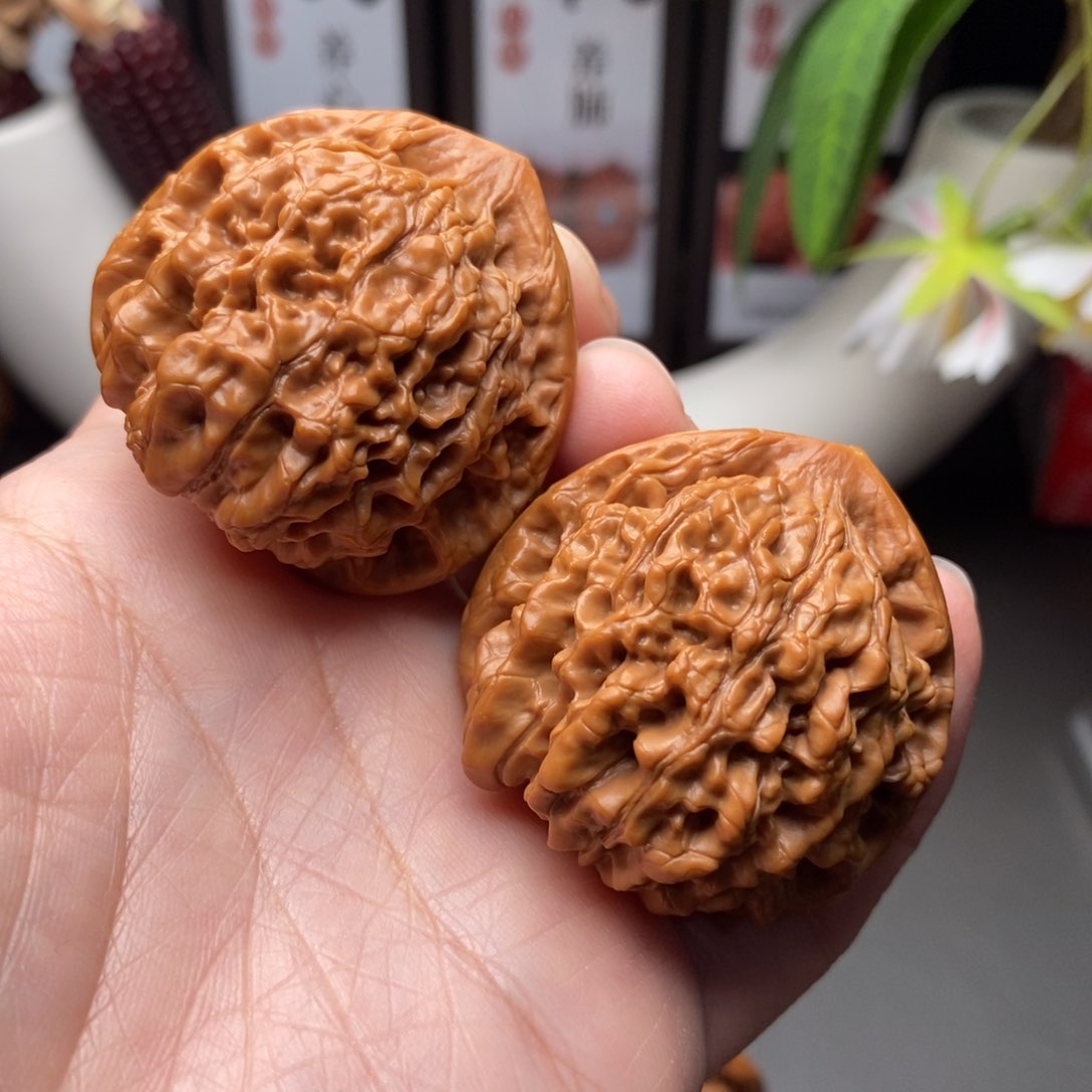文玩核桃把件官帽44