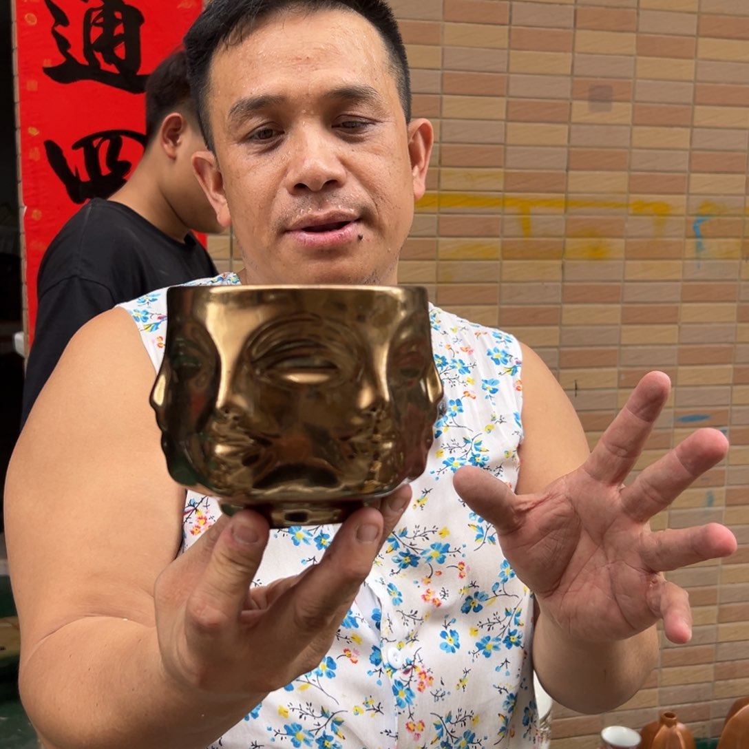 号高温陶瓷工艺饰品（个别微瑕疵）15做旧