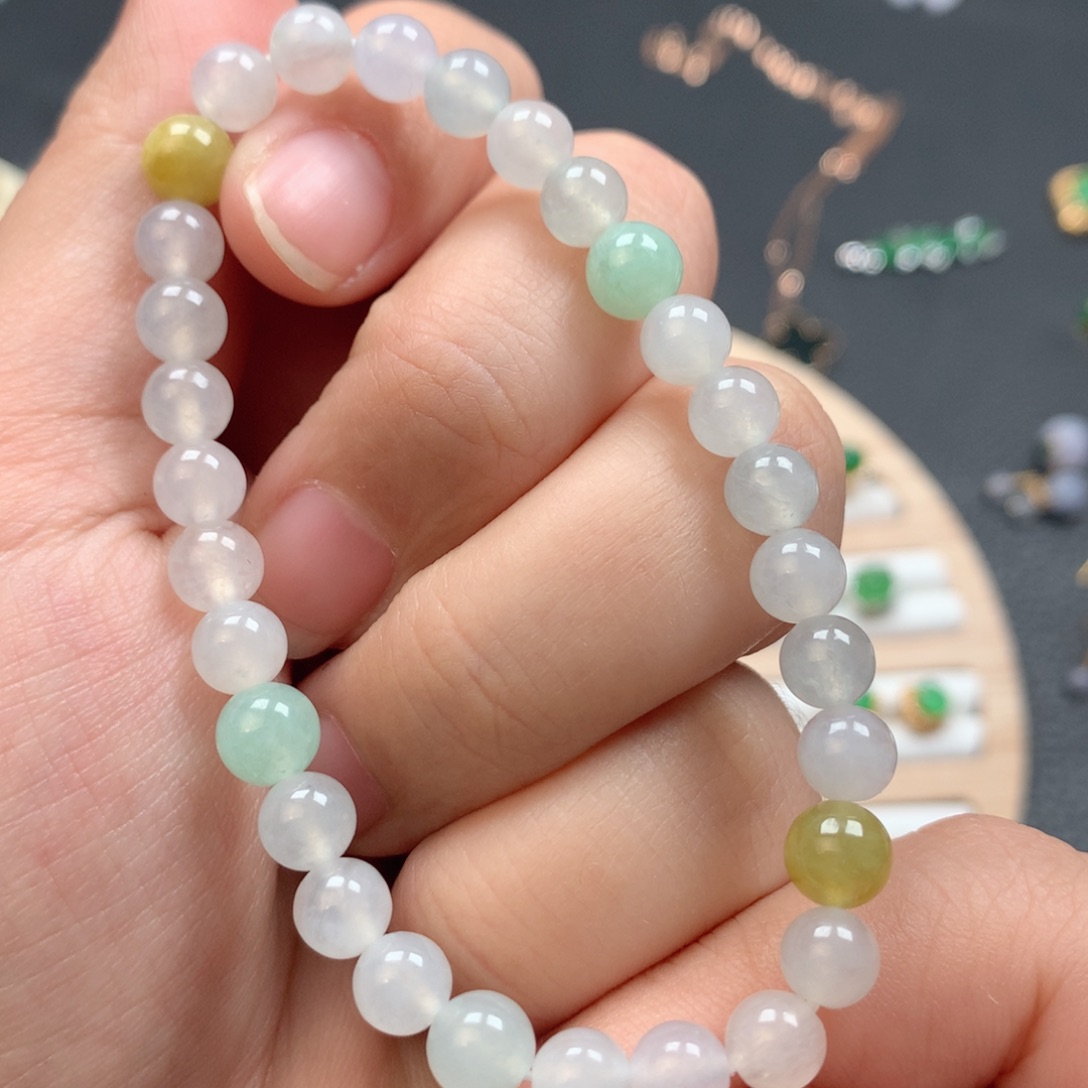 翡翠未镶嵌耳饰翡翠