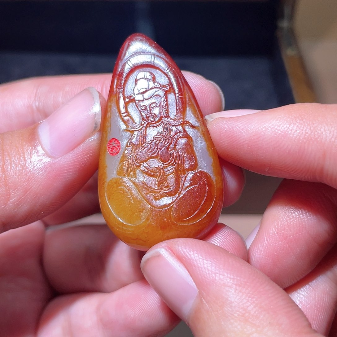 和田玉颈饰未镶嵌A7 