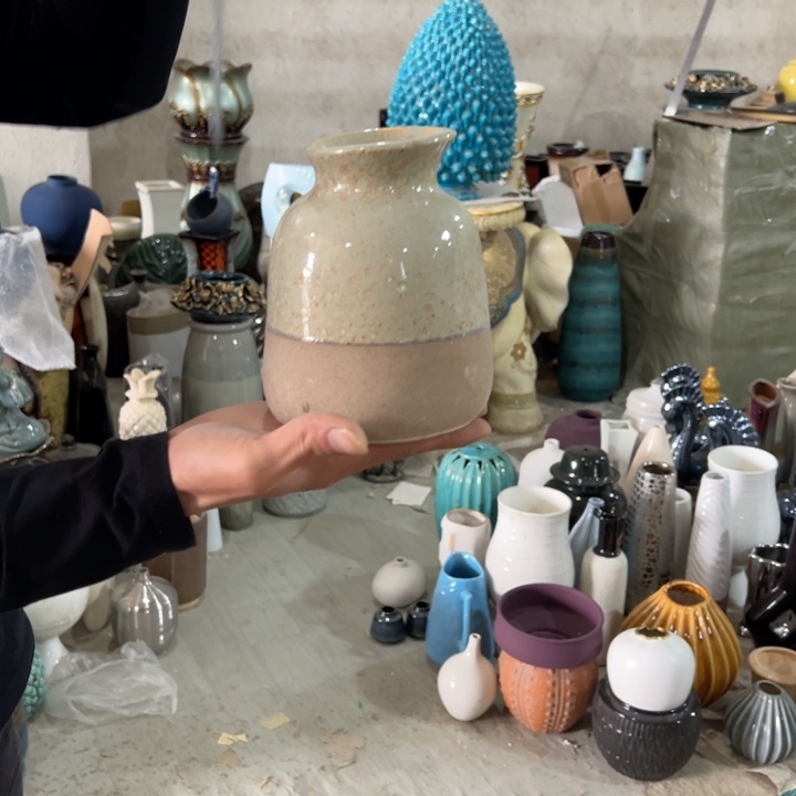 摆件高度15厘米口径6厘米微瑕捡漏