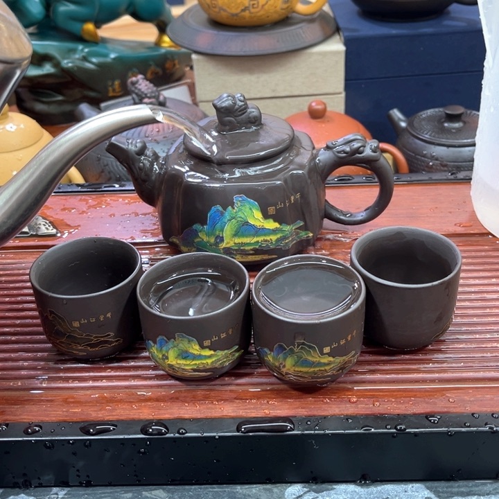 紫砂茶案一套价格