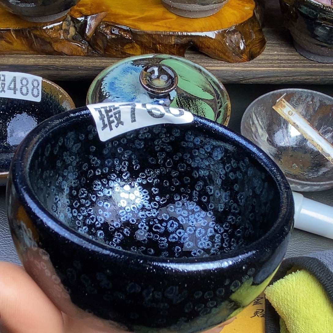 茶盏微瑕建盏主人杯子
