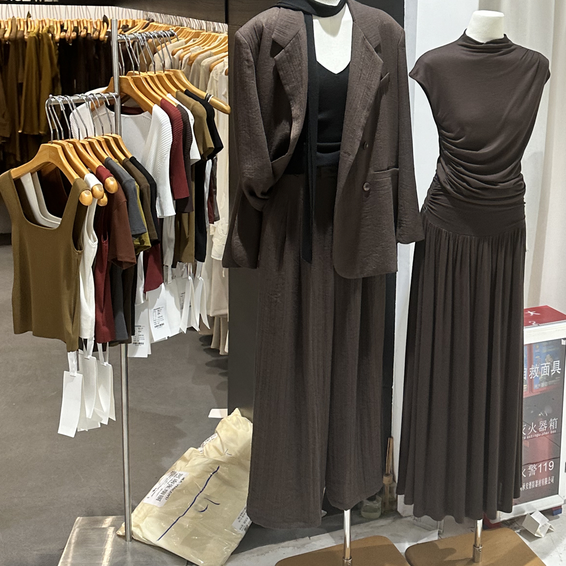 【洋黎批发】集合链接No退换秋冬定制款孤老钱风长裙