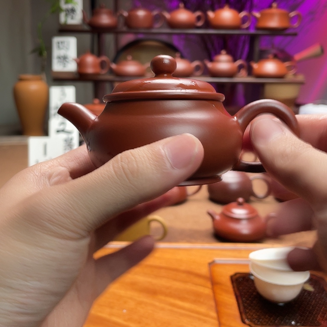 紫砂茶壶口**～明炉手拉壶