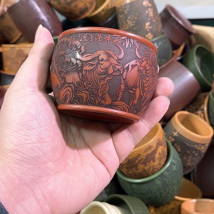 茶杯紫砂全手工紫砂主人杯