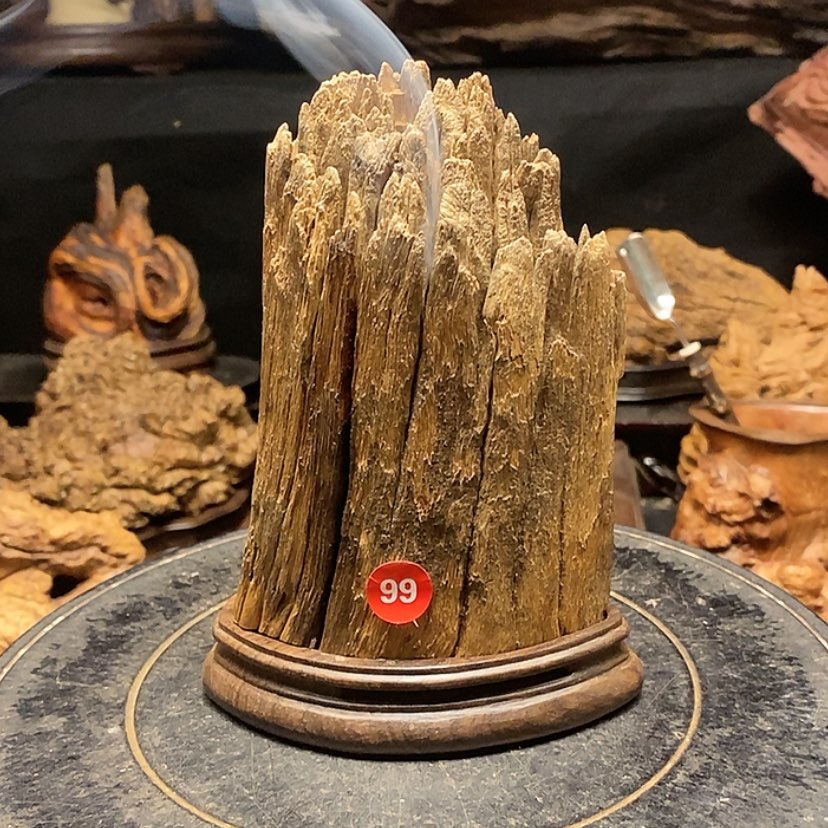 【闪购商品】99号荔枝木香炉工艺