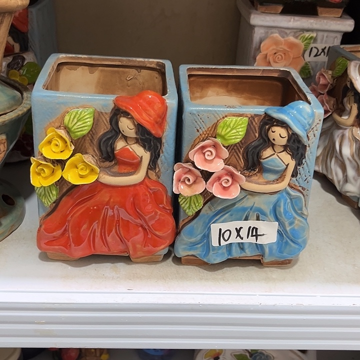 粗陶材质多肉花盆