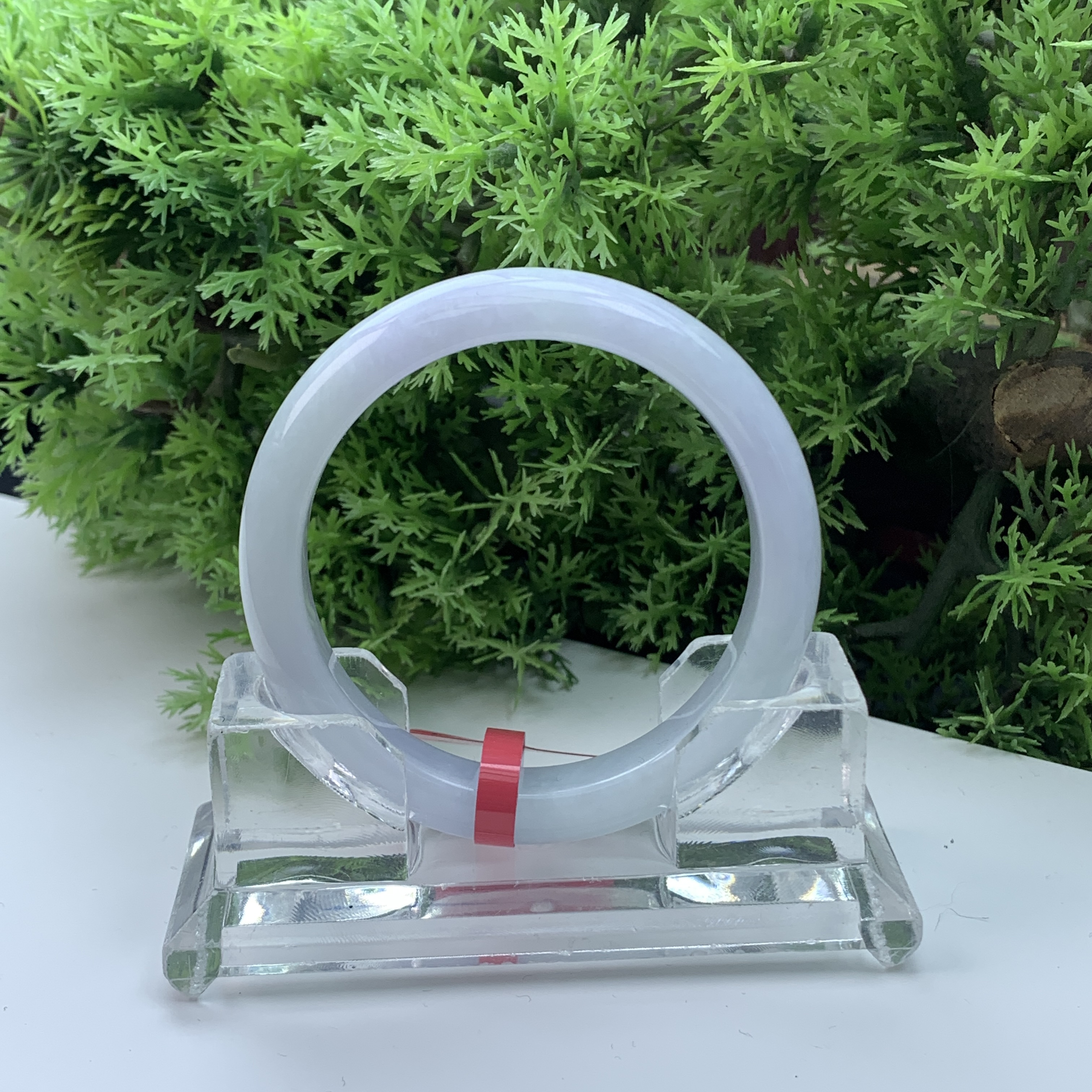 【刘思懿】天然缅甸A货翡翠手镯-S-12