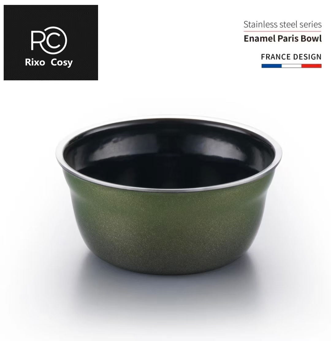 Rixo cosy防摔自然风釉高端珐琅12CM法国巴黎碗正品