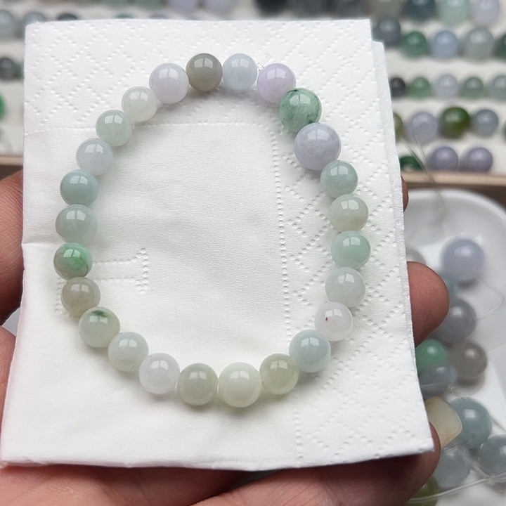 翡翠散珠翡翠手串