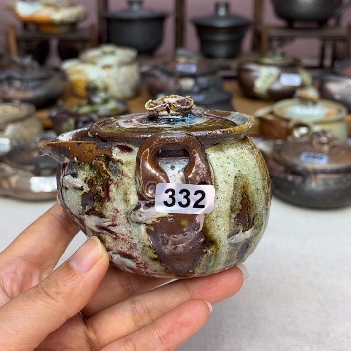 壶裸柴烧陶瓷茶具