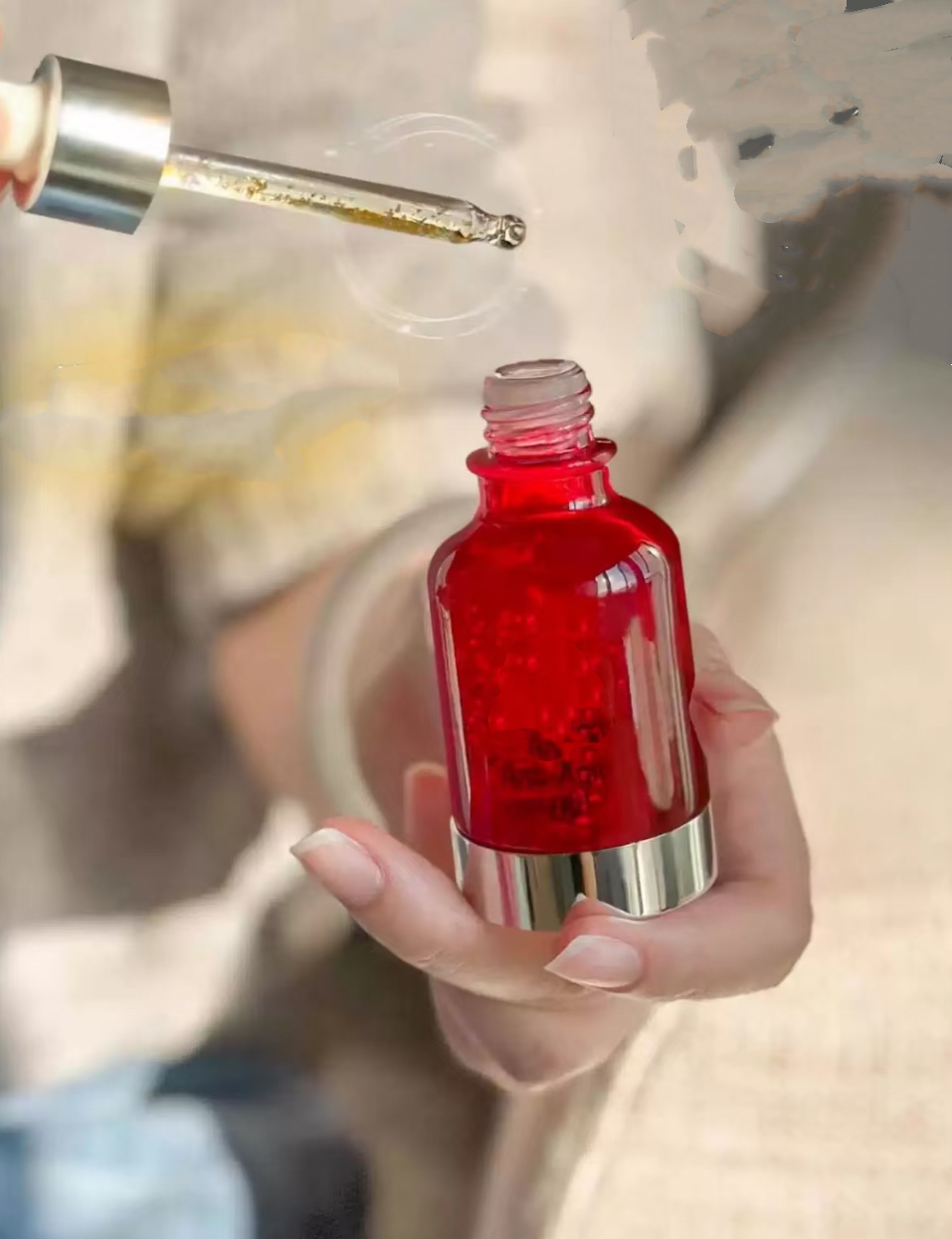 3红皇后油精华 刷