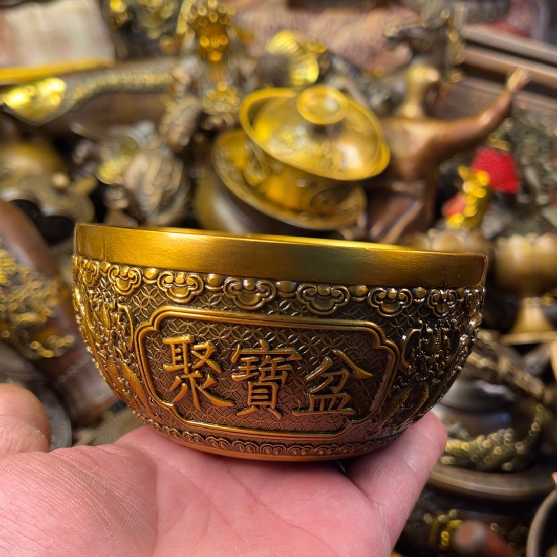 茶壶香炉铜器摆件