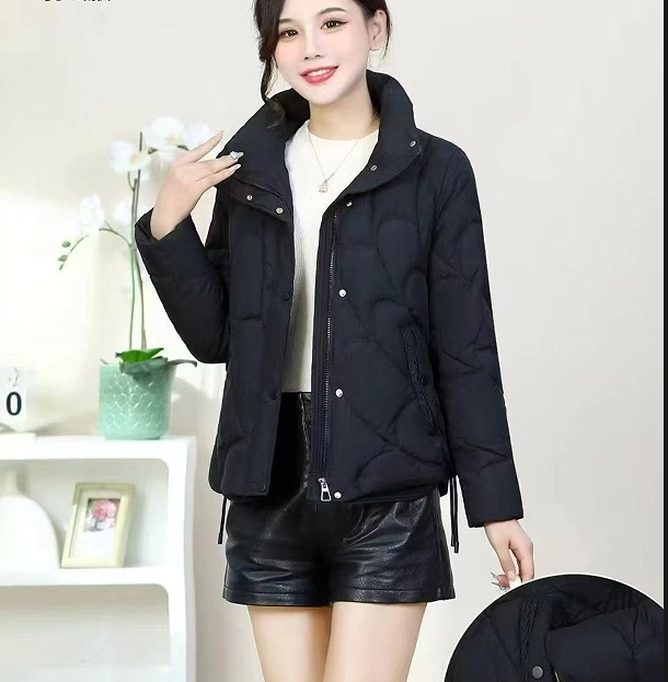【F2122】女短款冬季2024新款欧货时尚休闲外套