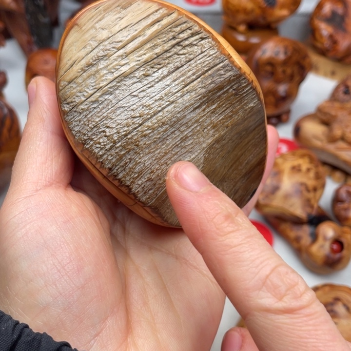 木太行原皮骨料把件鉴赏期48小时