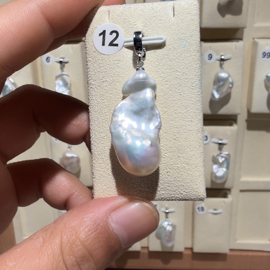 吊坠(不含链)合金淡水珍珠