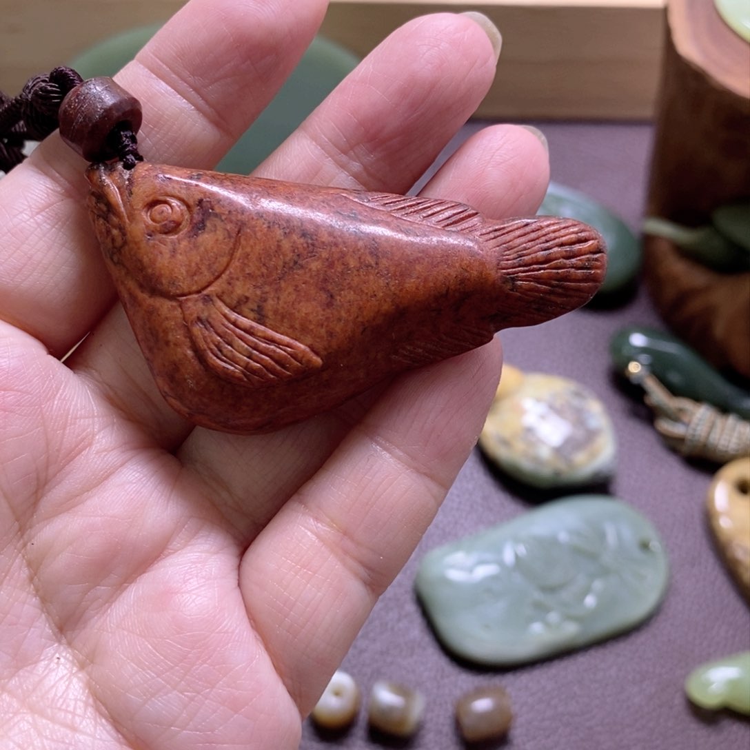 岫岩河磨玉（透闪石质玉）挂件未镶嵌