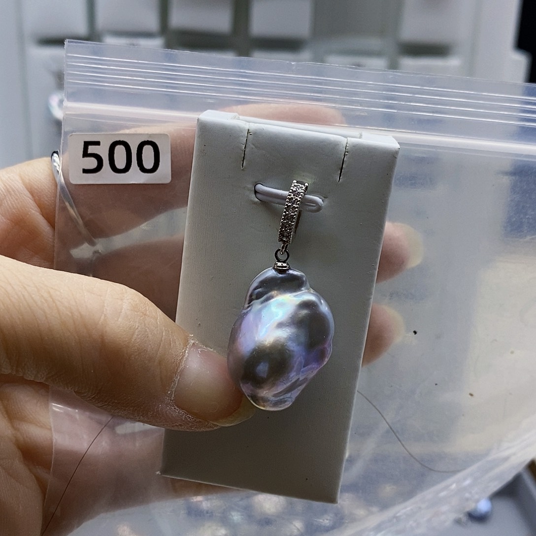 颈饰合金淡水珍珠