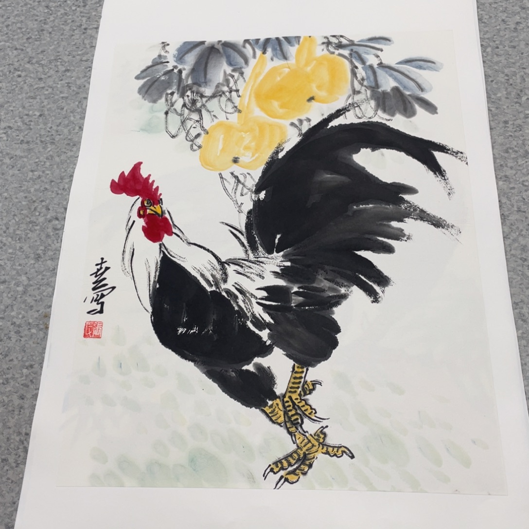 国画1.4平尺国画作品