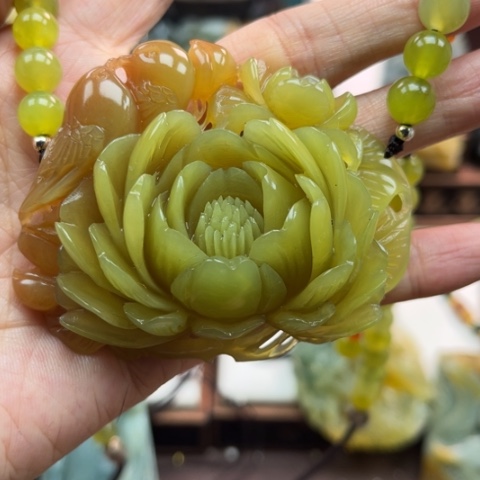 岫玉挂件未镶嵌挂件